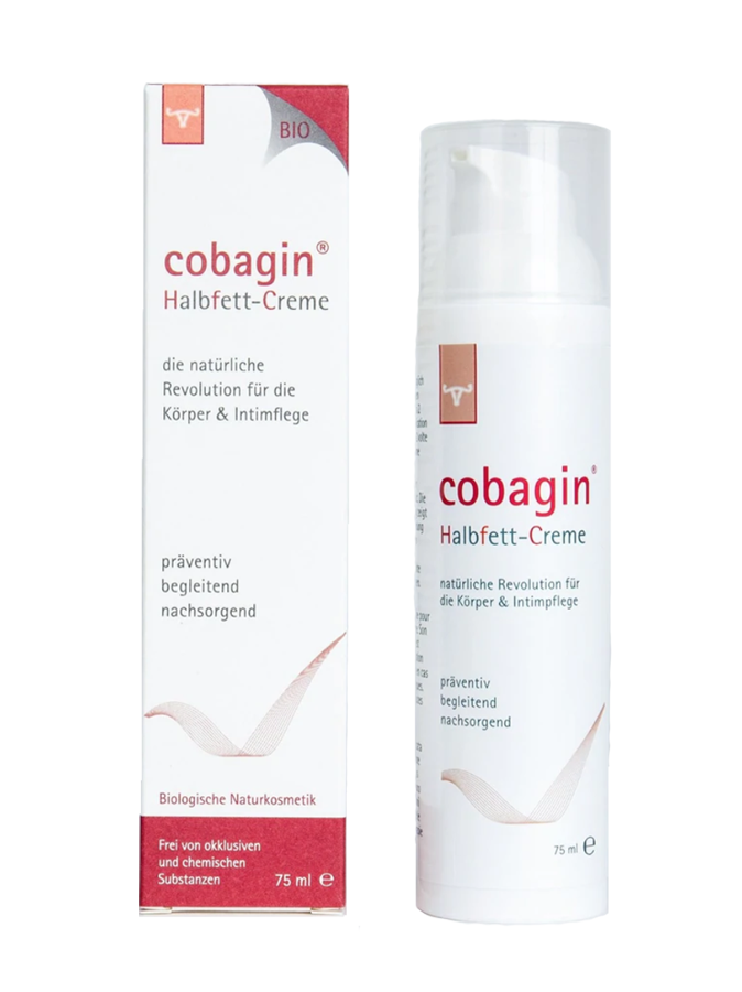 Cobagin Halbfett-Creme für die Intimpflege und Hautpflege