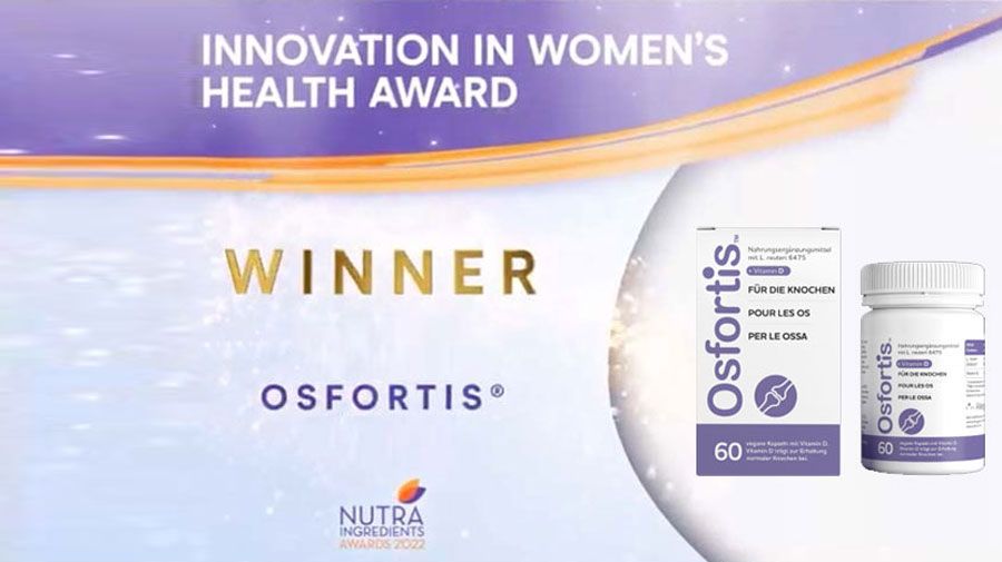 Osfortis winner of the NutraIngredients Awards 2022