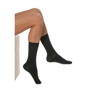 DermaSilk Comfort Short Socks black